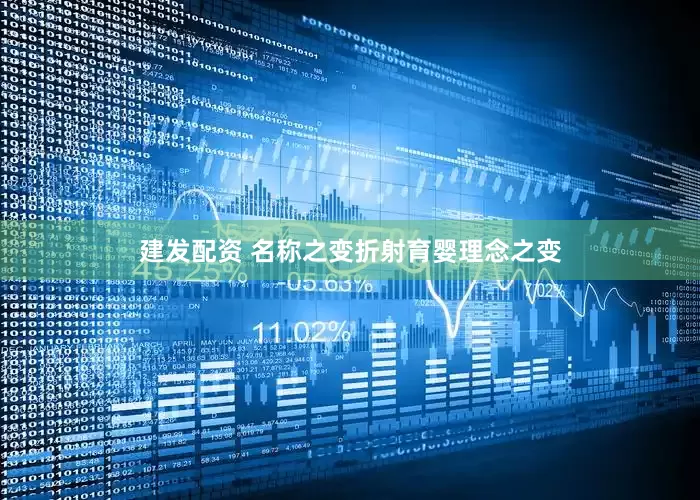 建发配资 名称之变折射育婴理念之变