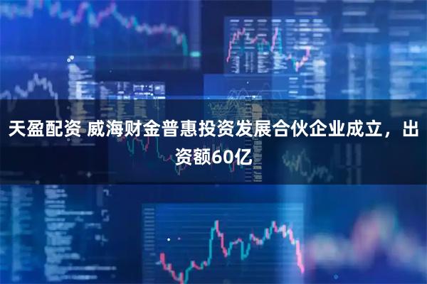 天盈配资 威海财金普惠投资发展合伙企业成立，出资额60亿